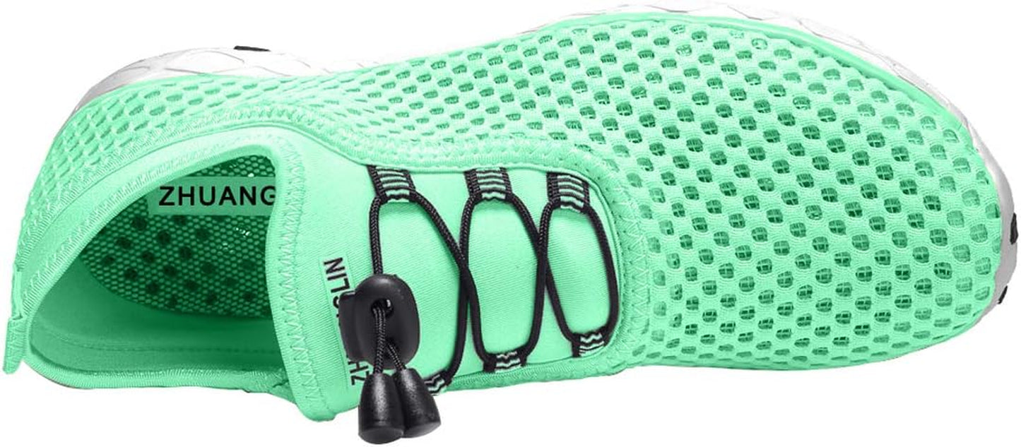 Women's Quick-Drying Aqua Shoes with 3-Second Drainage for Swimming, Hiking, and Yoga