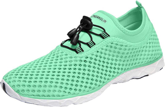 Women's Quick-Drying Aqua Shoes with 3-Second Drainage for Swimming, Hiking, and Yoga