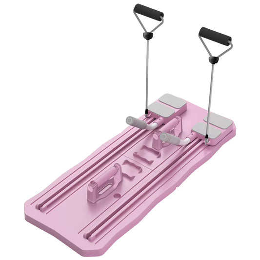 Abdominal Exercise Board with Automatic Rebound - Multifunctional Pilates Reformer Set for Leg and Arm Toning