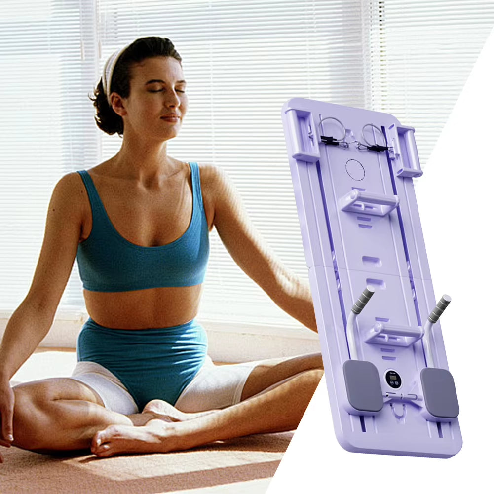 Abdominal Exercise Board with Automatic Rebound - Multifunctional Pilates Reformer Set for Leg and Arm Toning