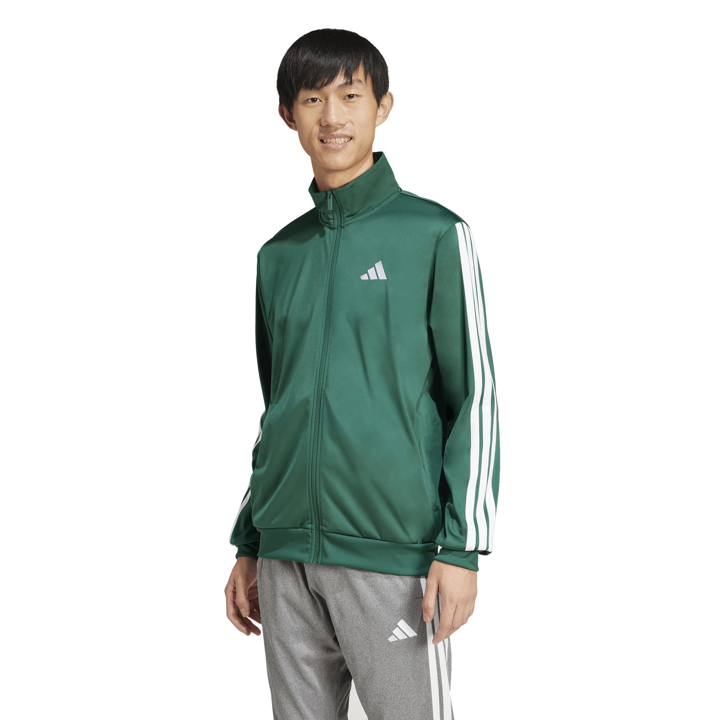 adidas - Camiseta de tricot con 3 rayas para hombre
