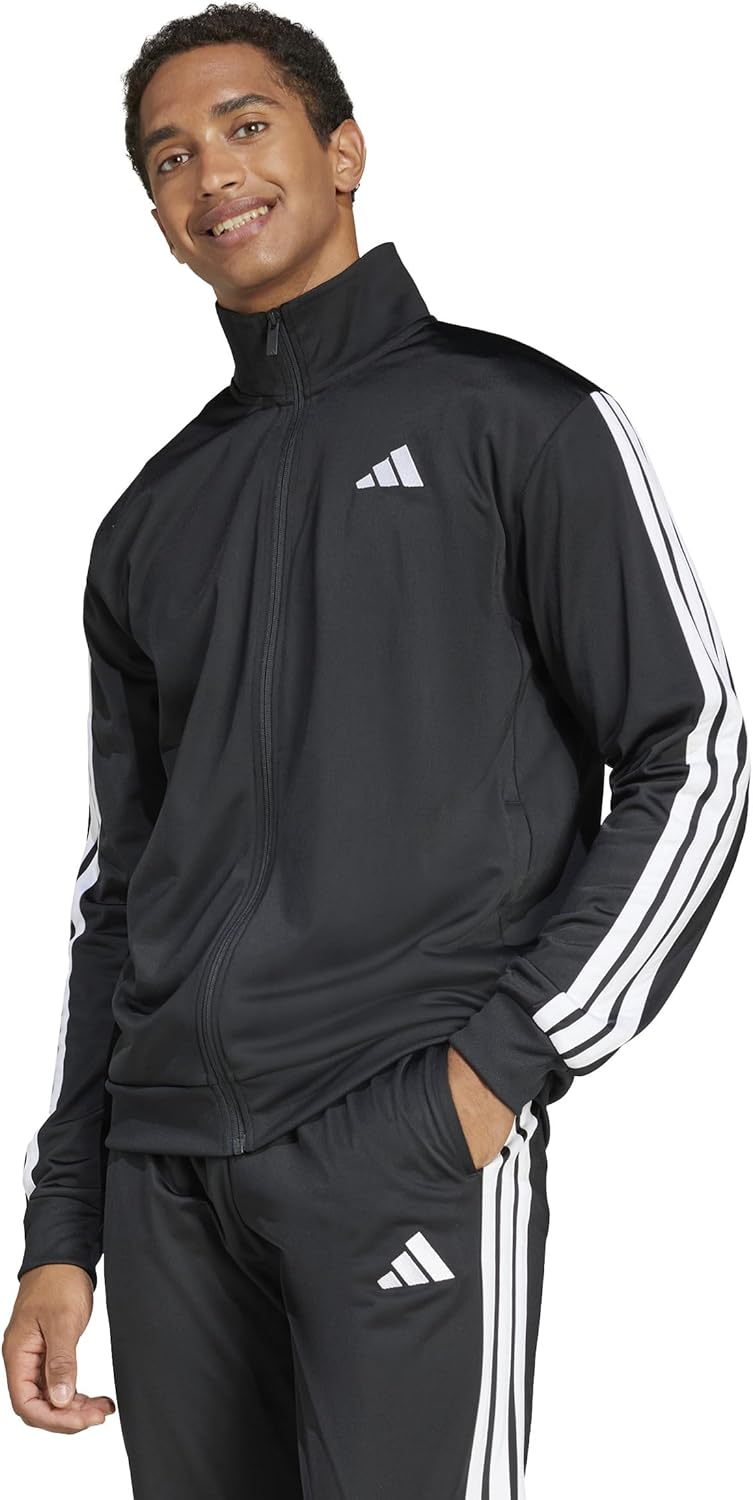 adidas - Camiseta de tricot con 3 rayas para hombre