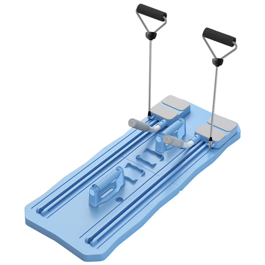 Abdominal Exercise Board with Automatic Rebound - Multifunctional Pilates Reformer Set for Leg and Arm Toning